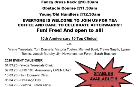 FUN FOR EVERYONE AT OUR 10th ANNIVERSARY OPEN DAY!!